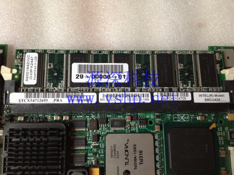 上海源深科技 Shanghai   Intel SCSI Raid card 128M缓存 SRCU42X 29-00006-01 SCSI320-2X STCX54712695 高清图片