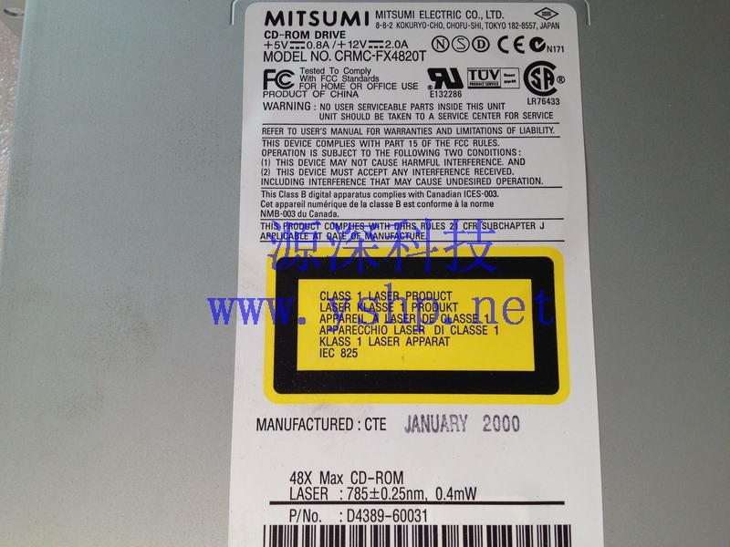 上海源深科技 Shanghai   HP Visualize B2000 Optical Drive MITSUMI D4389-60031 CRMC-FX4820T 高清图片
