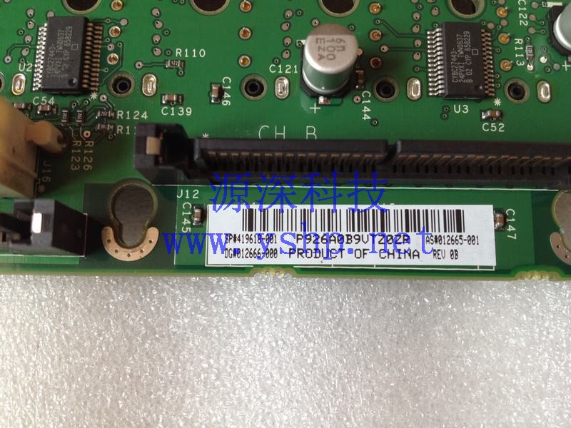 上海源深科技 Shanghai   HP ProLiant DL585G2 Server 8口SAS Hard disk backplane   419618-001 高清图片