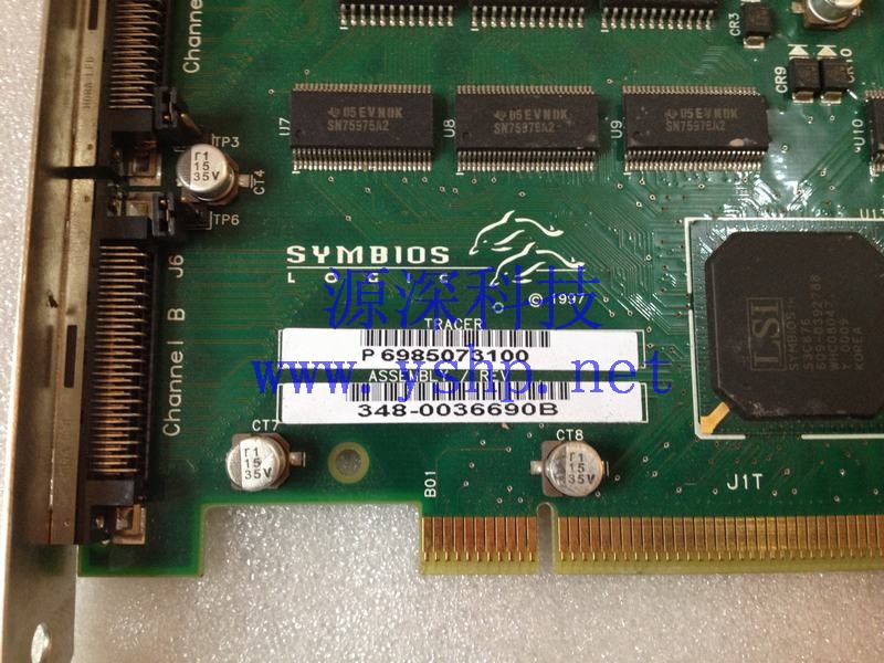 上海源深科技 Shanghai   348-0036690B SYM22802 Dual HVD Differential Ultra/Wide SCSI PCI car 高清图片