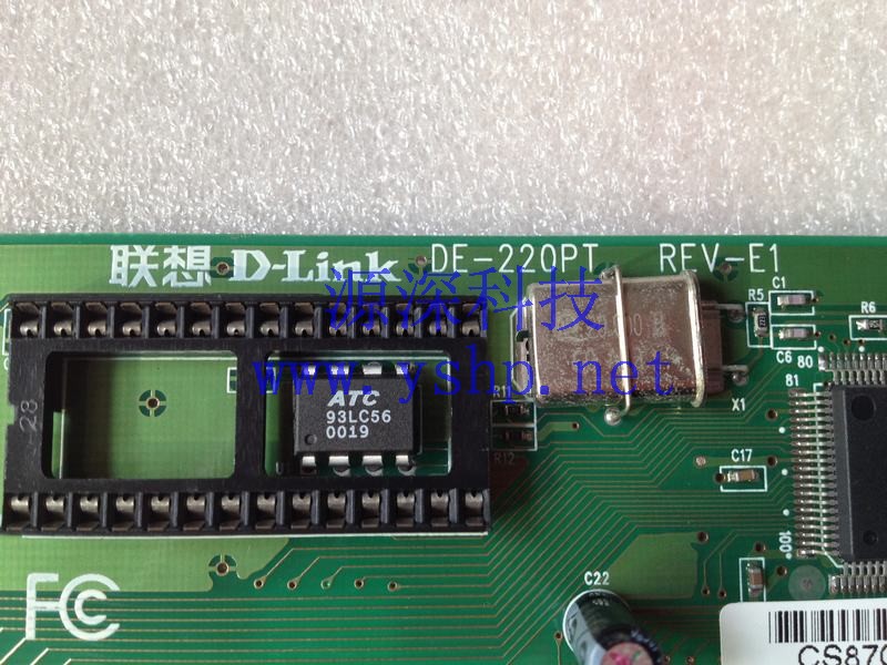 上海源深科技 Shanghai    Lenovo  D-LINK DE-220PT REV-E1 ISA RJ45 10M network card  高清图片
