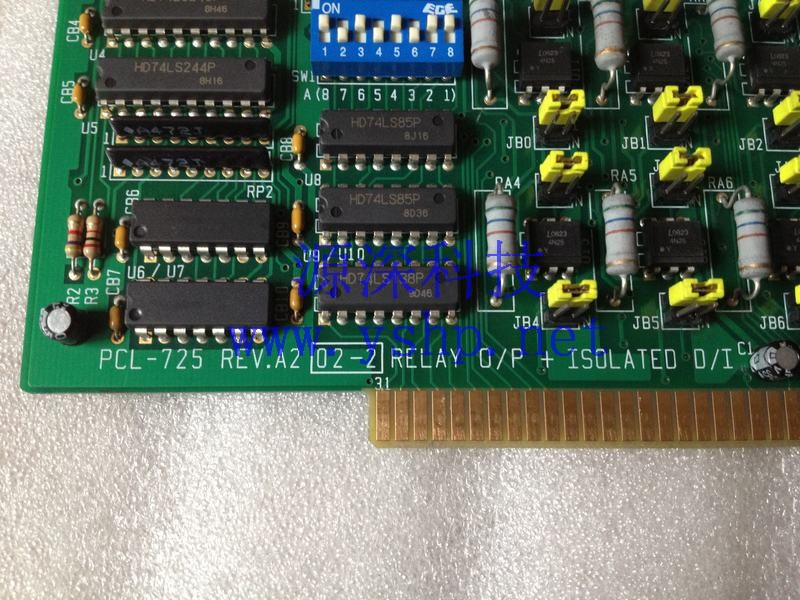 上海源深科技 Shanghai    Advantech  PCL-725 REV.A2 RELAY O/P + ISOLATED O/I 高清图片