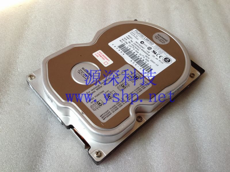 上海源深科技 Shanghai   FUJITSU 20G IDE Hard disk   MPF3204AT-EB CA05423-B94400EB 高清图片