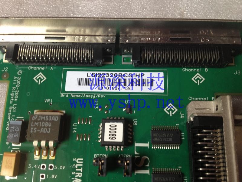 上海源深科技 Shanghai   HP RP4440 Server  SCSI卡 LSI22320BCS-HP 03-01007-13C A6961-60011 高清图片
