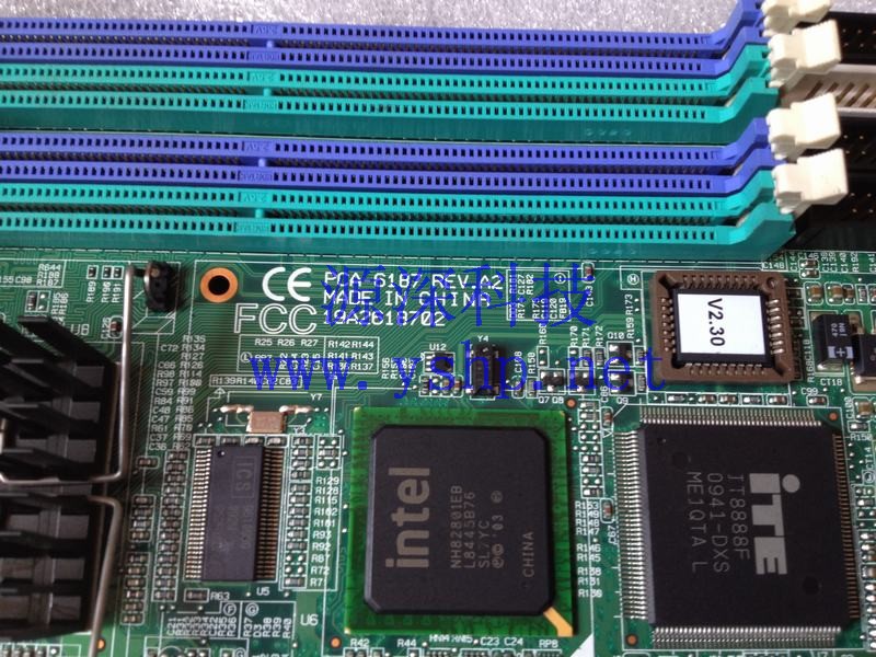 上海源深科技 Shanghai    Advantech Industrial   computer mainboard   PCA-6187VE REV.A2  Full size  CPU card  高清图片