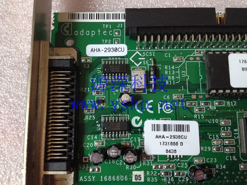 上海源深科技 Shanghai   Adaptec AHA-2930CU PCI interface 50 pin  SCSI卡 高清图片