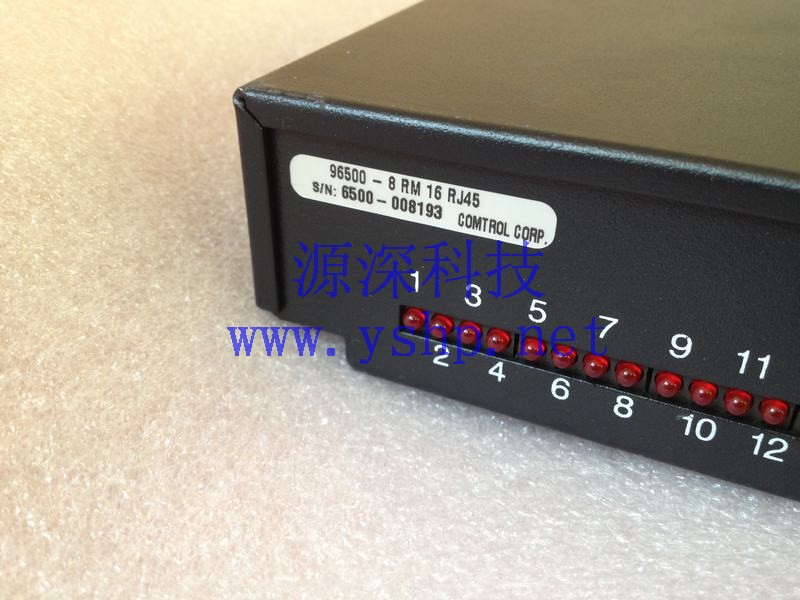 上海源深科技 Shanghai   COMTROL ROCKETPORT RM16 RJ45 96500-8 16网口机架KVM 高清图片