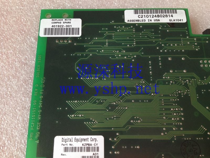 上海源深科技 Shanghai   HP COMPAQ DS10 DS15 QLogic QLA1041 SCSI卡 401922-001 KZPBA-CY 高清图片