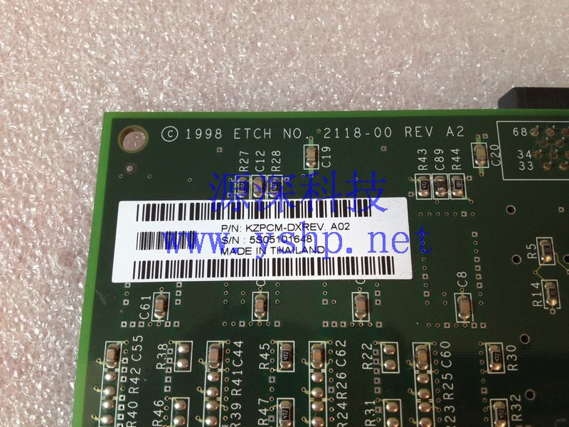 上海源深科技 Shanghai   HP COMPAQ DS10 DS15 SCSI卡 KZPCM-DXREV A02 2118-00 REV A2 高清图片