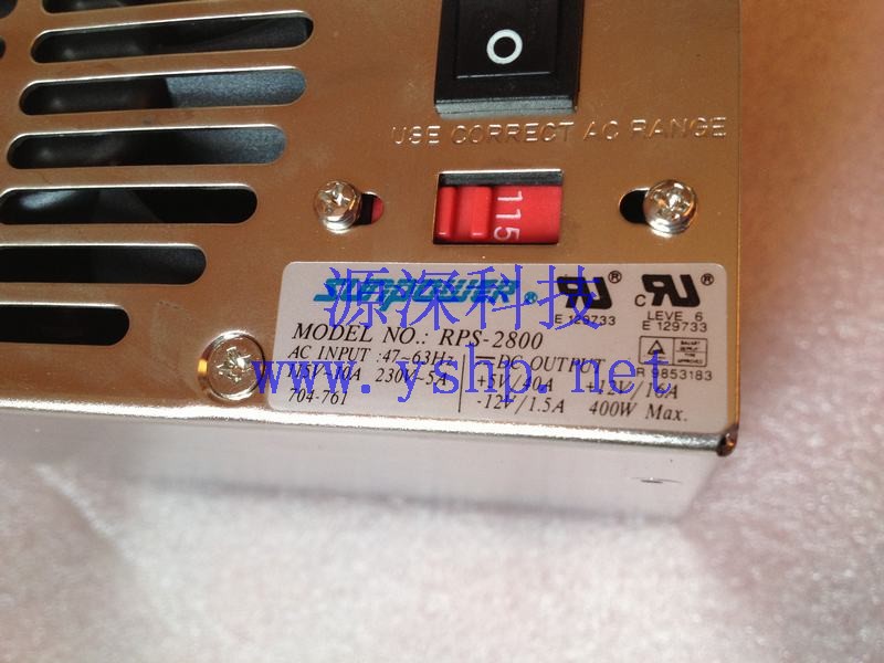 上海源深科技 Shanghai    Server网络设备 Industrial Power supply  Hot swappable  modules400W SUNPOWER RPS-2800 高清图片