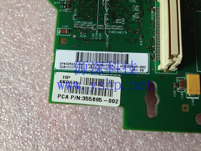 上海源深科技 Shanghai   HP BL20PG3 BL25PG3 刀片 Server Raid card ServeRaid 6I 355895-002 385836-001 高清图片
