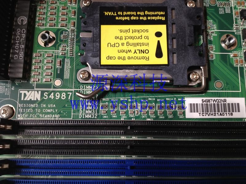 上海源深科技 Shanghai    TYAN  四路 AMD OPTERON   Server mainboard  S4987 S4987WG2NR 高清图片