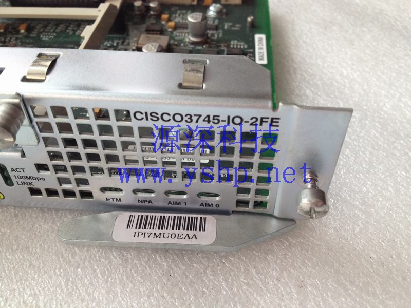 上海源深科技 Shanghai   CISCO 思科 3745-IO-2FE  Router  殷勤板 IO板 高清图片