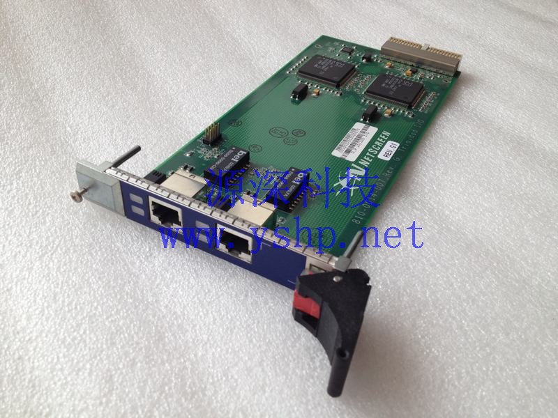 上海源深科技 Shanghai   NetScreen 500 810-0014-007 REV.G D.P Dual Port 10/100 Trinidad IO 高清图片
