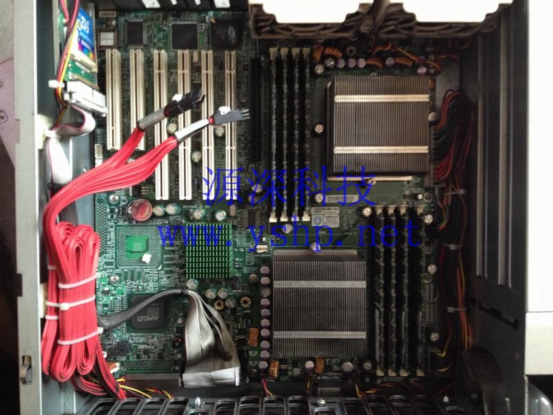 上海源深科技 Shanghai    SuperMicro    Server mainboard  双路 AMD Opteron H8DAE REV 2.01 高清图片