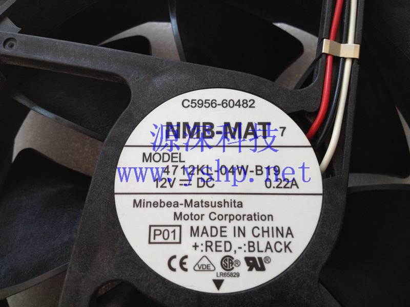 上海源深科技 Shanghai   HP  Fan   C5956-60482 NMB-MAT 4712KL-04W-B19 高清图片