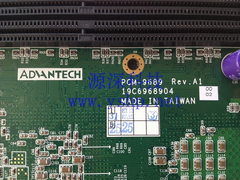 上海源深科技 Shanghai    Advantech  Industrial Equipment mainboard PCM-9689 Rev.A1 19C6968904 高清图片