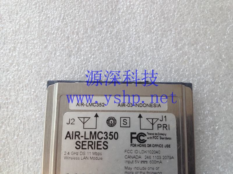 上海源深科技 Shanghai   CISCO思科Wireless network card PCMCIA AIR-LMC352 AIR-03-INDONESIA 高清图片