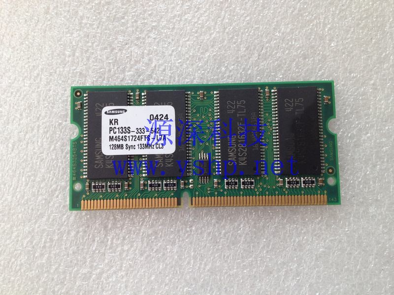 上海源深科技 Shanghai   SAMSUNG PC133S-333-542 128MB Sync 133MHz CL3  Memory   高清图片