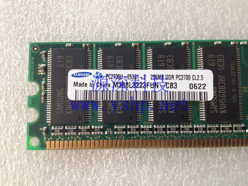 上海源深科技 Shanghai   SAMSUNG PC2700U-25331-Z 256MB DDR PC2700 CL2.5  Memory   高清图片