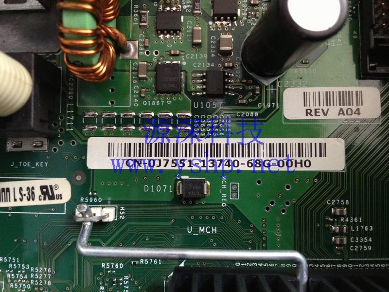 上海源深科技 Shanghai   DELL PowerEdge 2900 PE2900  Server mainboard  J7551 高清图片