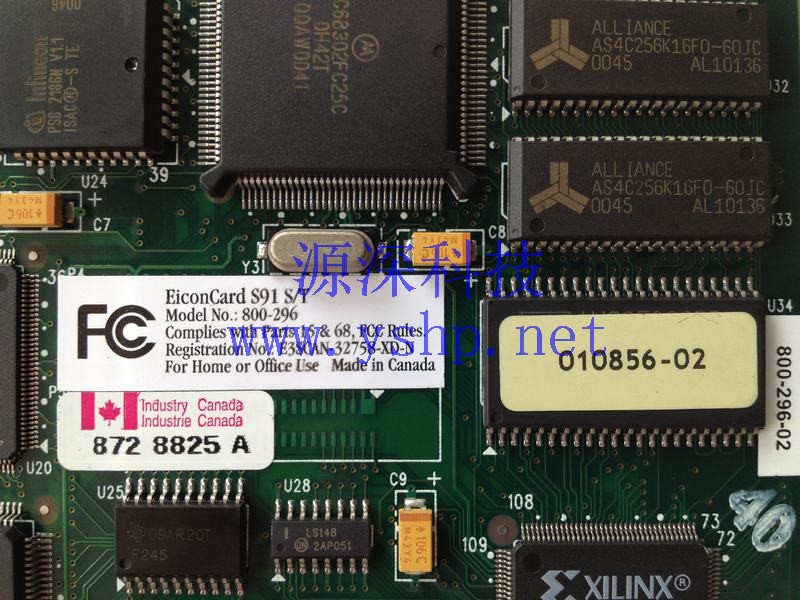 上海源深科技 Shanghai   EiconCard S91 S/T 800-296-02 智能型多协议广域网（WAN） interface卡 高清图片