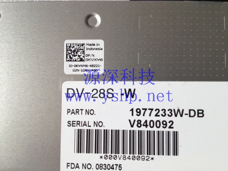 上海源深科技 Shanghai   DELL R710  Server DVDOptical Drive DV-28S-W 1977233W-DB KVXM6 高清图片