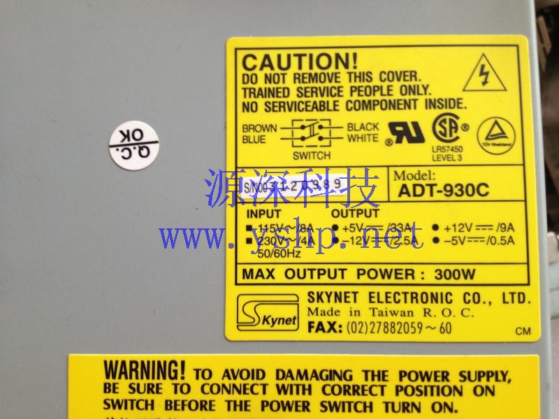 上海源深科技 Shanghai   ADT-930C Industrial Equipment  Industrial computer Power Supply   高清图片