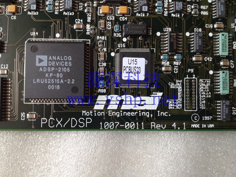 上海源深科技 Shanghai   Motion Engineering MEI PCX/DSP 1007-0011 A003-0008 REV.4.1 高清图片