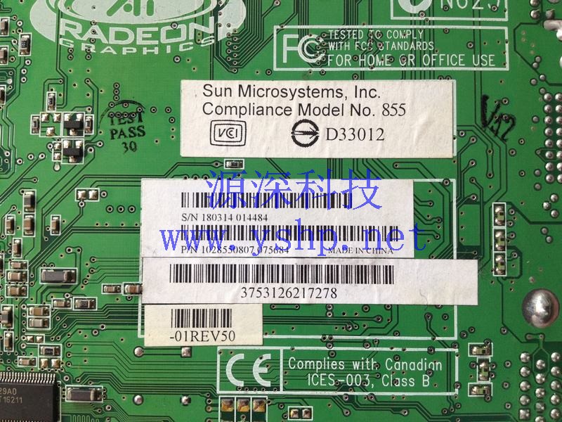 上海源深科技 SUN Server Workstation Graphics Card PCI interface 375-3126 3753126 高清图片