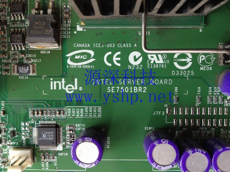 上海源深科技 Shanghai   英特尔mainboard Intel Server Board SE7501BR2 双路XEON  高清图片