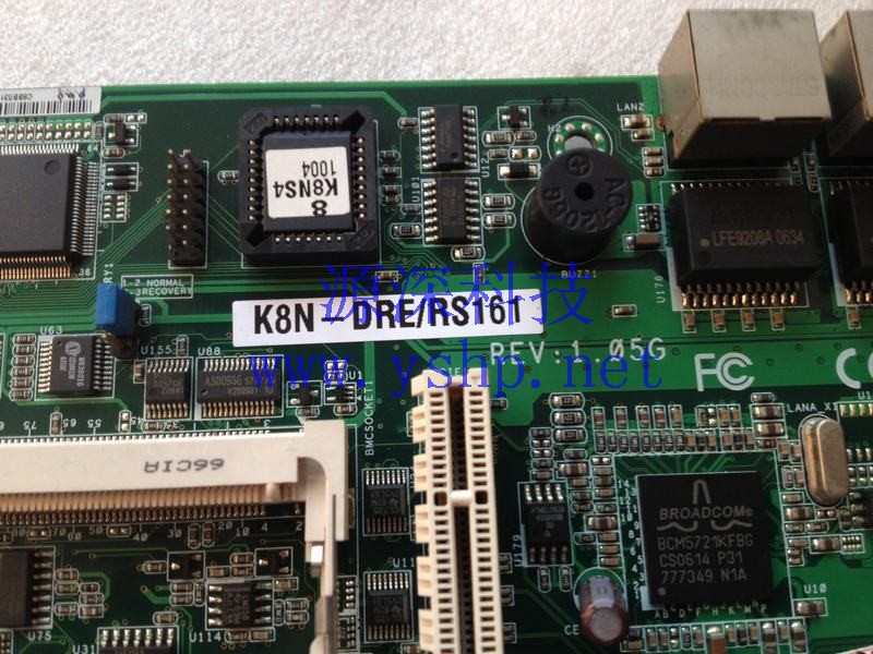 上海源深科技 Shanghai   ASUS华硕mainboard AMD双路皓龙双核 processor   K8N-DRE/RS161 REV 1.05G 高清图片