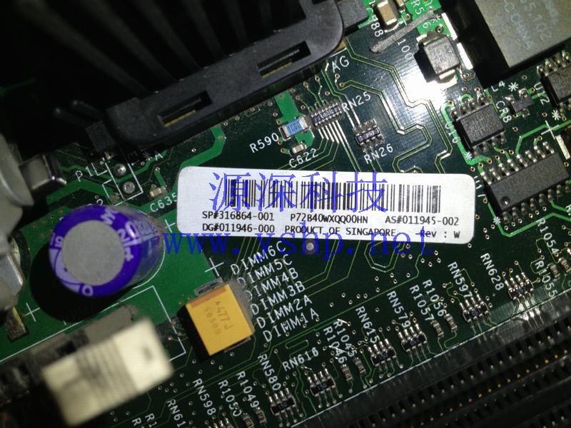 上海源深科技 Shanghai   HP ML370G3   Server mainboard  533FSB 316864-001 高清图片