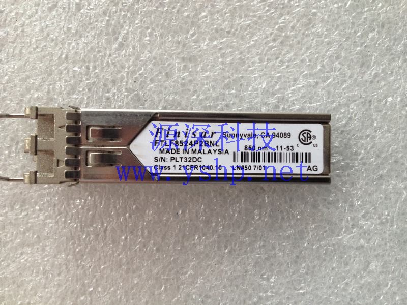 上海源深科技 Shanghai   Finisar FTLF8524P2BNL 850nm 11-53 SFP光纤 modules 高清图片