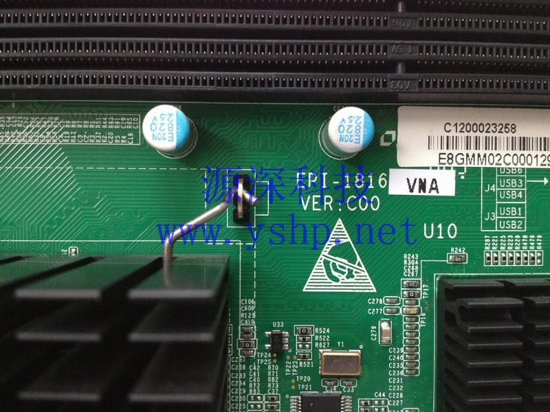 上海源深科技 Shanghai    EVOC Industrial   computer mainboard    Full size  CPU card  LGA775 EPI-1816VNA VER:C00 高清图片