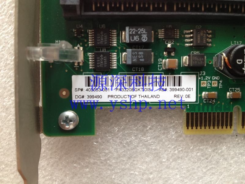 上海源深科技 Shanghai   HP ServerSAS Raid card SAS3080X-HP 403053-001 399490-001 高清图片