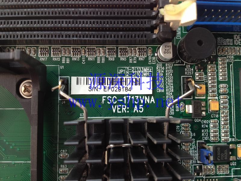 上海源深科技 Shanghai    EVOC Industrial   computer mainboard   FSC-1713VNA VER:A5 不带SATA串口 高清图片