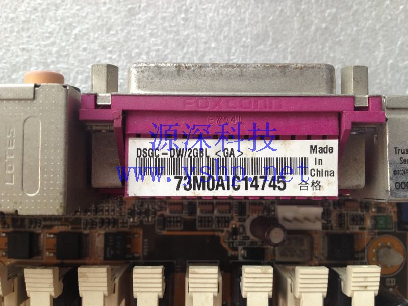 上海源深科技 Shanghai   ASUS华硕mainboard DSGC-DW/2GBL REV 1.03G 双路771 pin  高清图片