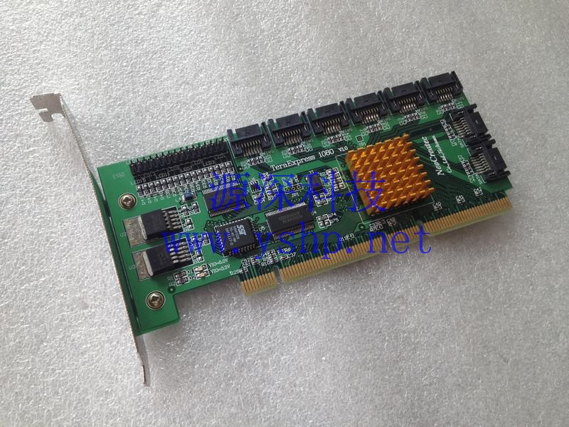 上海源深科技 Shanghai   NeoCreatec TeraExpress 1080 v1.0 PCI-X 8口SATA Hard disk   Raid card 高清图片