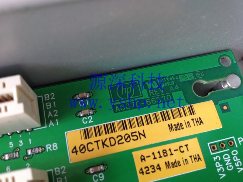 上海源深科技 Shanghai   HP B2600  Workstation  提升板 PCI背板 A6070-66520 高清图片