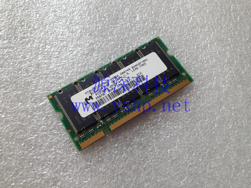 上海源深科技 Shanghai   HP Cache MT9VDDT3272HY-335G2 PC2700S 256M DDR 333 纯ECC  Memory   高清图片