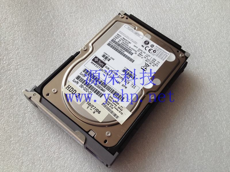 上海源深科技 Shanghai   SUN 72G 10K SCSI Hard disk   MAW3073NCSUN72G 540-6600-01 390-0252-02 高清图片