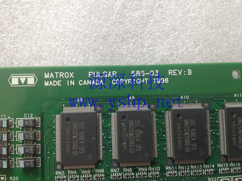 上海源深科技 Graphic Data Capture Card MATROX PULSAR REV.03 586-03 REV:B 高清图片
