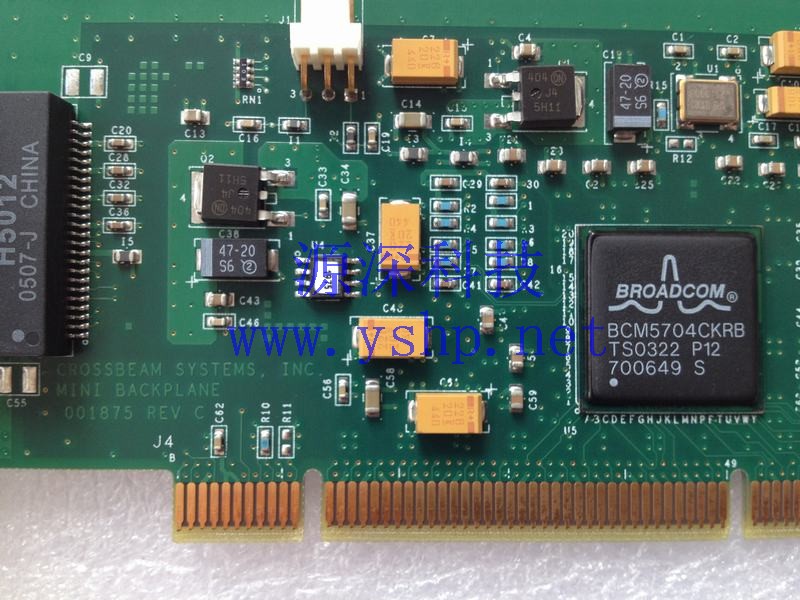 上海源深科技 Shanghai    network card  BROADCOM BCM5704CKRB 001875 REV.C 高清图片