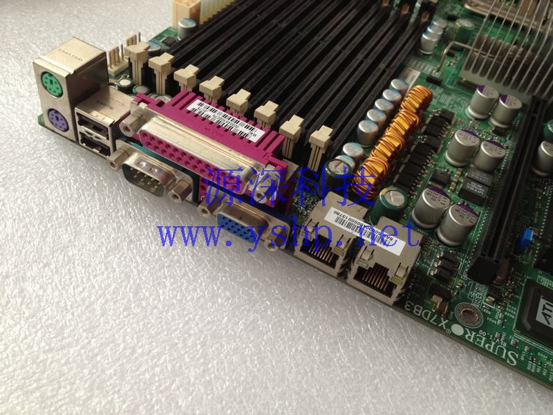 上海源深科技 Shanghai    SuperMicro mainboard  SUPER X7DB3 REV 1.0 双路771 带SAS功能  高清图片