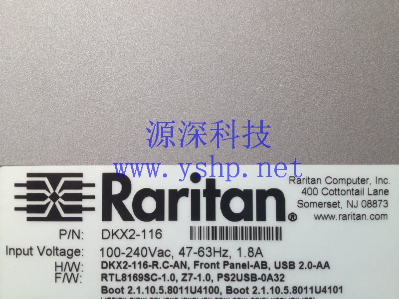 上海源深科技 Shanghai   Raritan Dominion KX2-116 DKX2-116 16口KVM 高清图片