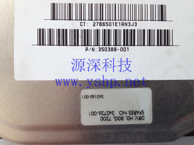 上海源深科技 Shanghai   HP  Hard disk   72G SATA 350388-001 342726-001 高清图片
