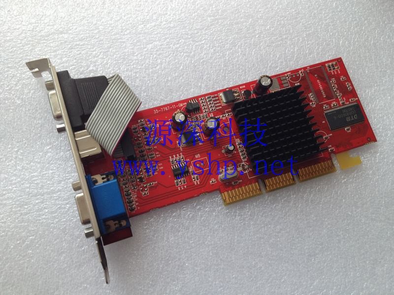 上海源深科技 Shanghai   AGP Graphics Card   ATI 7000 32MB DDR 2CRT TV 高清图片