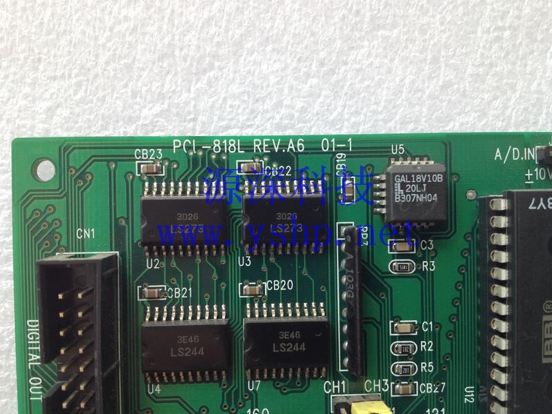 上海源深科技 Shanghai   Advantech Data   Capture Card  PCL-818L REV.A6 01-1 高清图片
