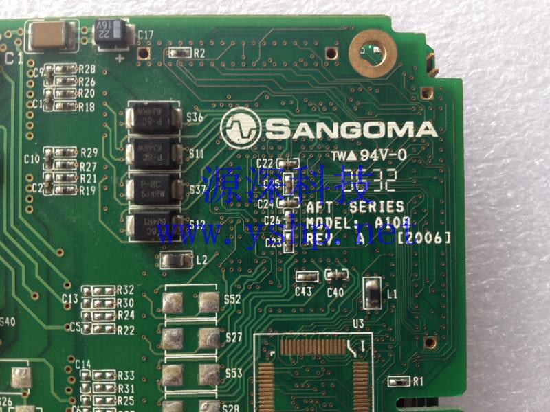 上海源深科技 Shanghai   数字中继语音卡 SANGOMA AFT SERIES A108 REV.A 高清图片